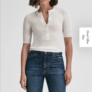 A.L.C. Cream Button-Down Shirt